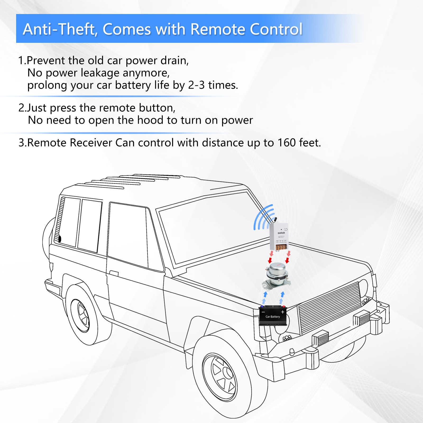 Car Wireless Remote Control Battery Disconnect Switch